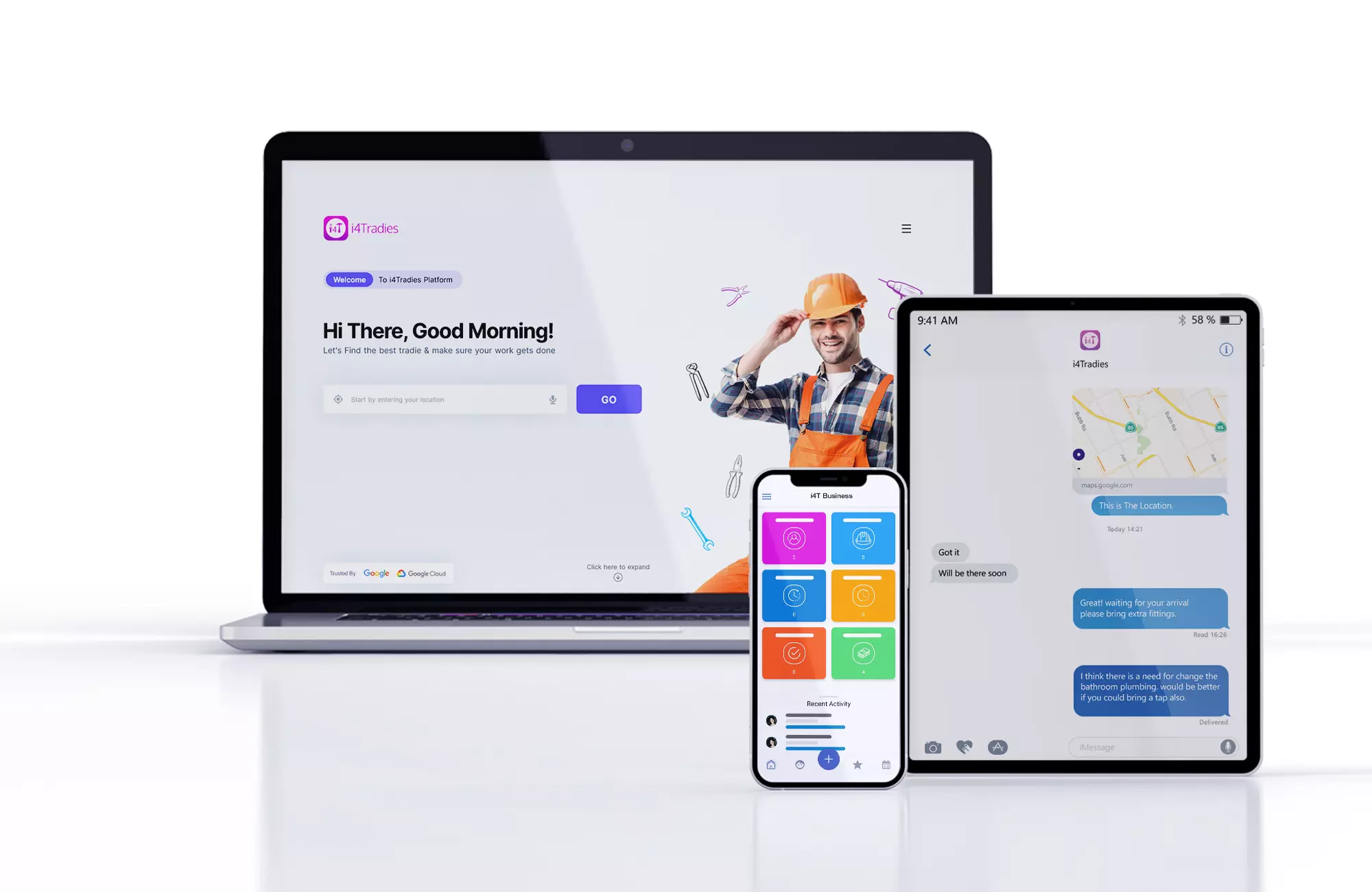 Easy job orders for i4Tradies consumers