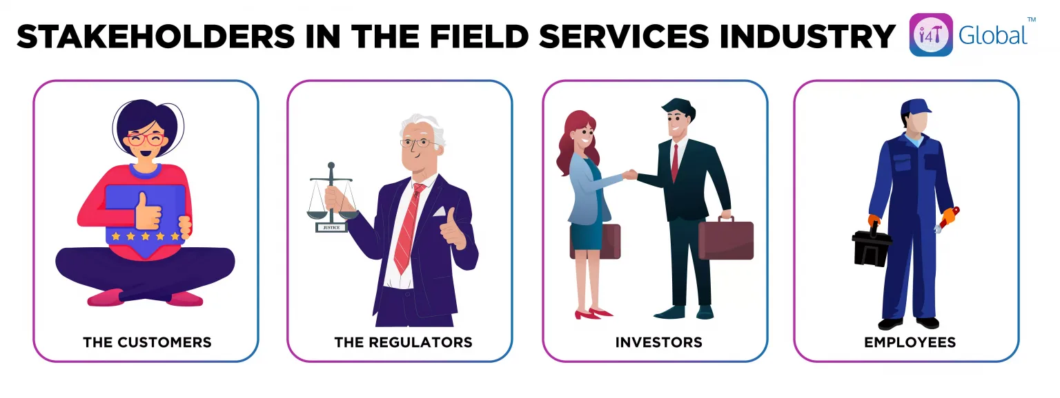 Stakeholders in the field services industry - i4T Global