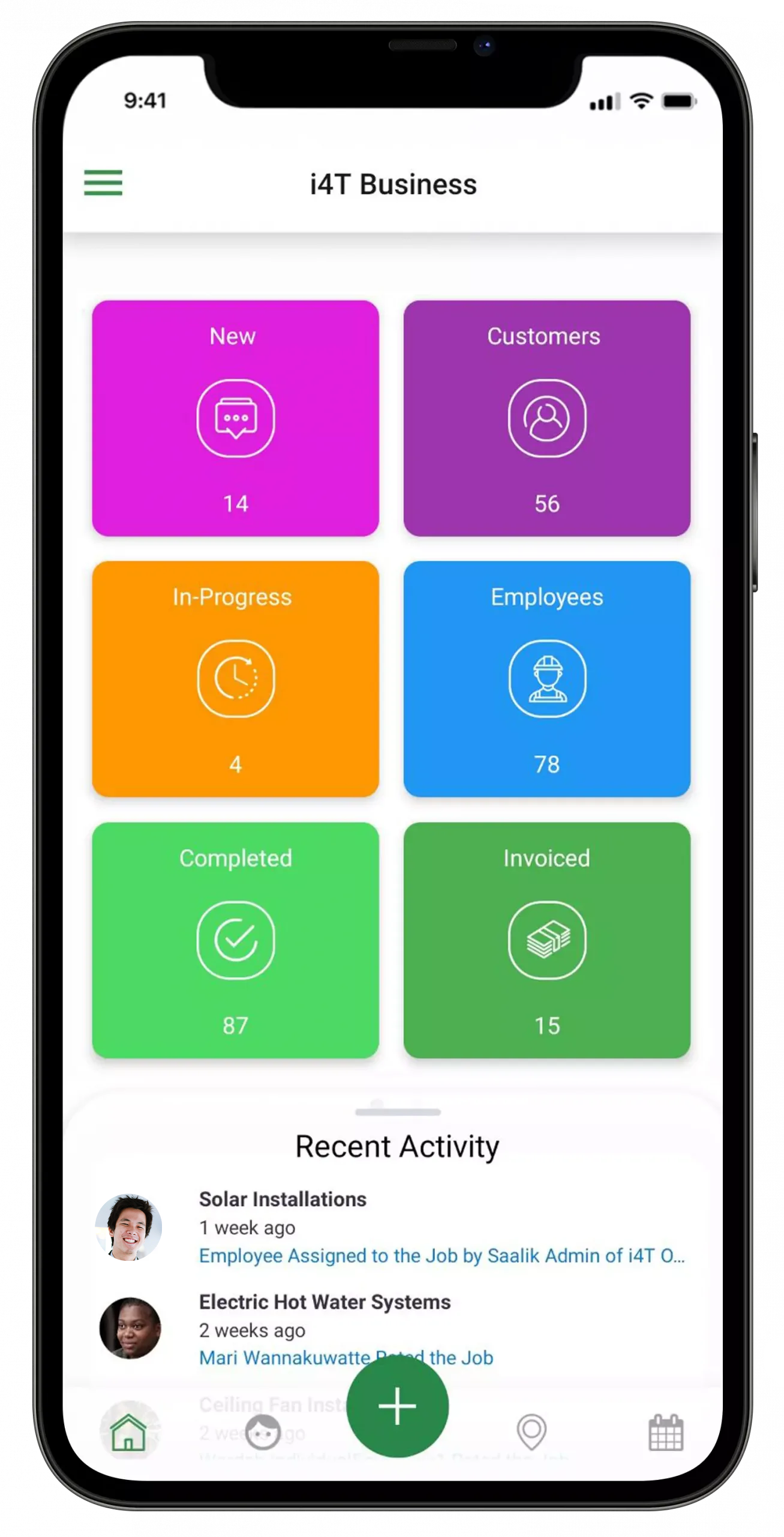 i4T Business mobile app - i4T Global