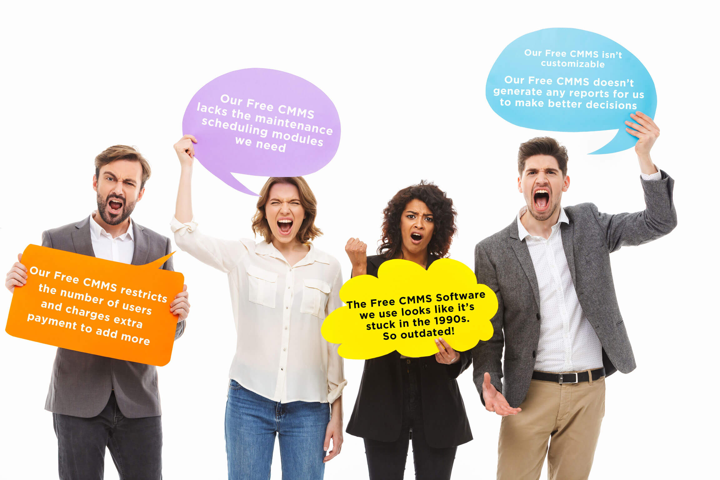 Issues faced when using free CMMS - i4T Global