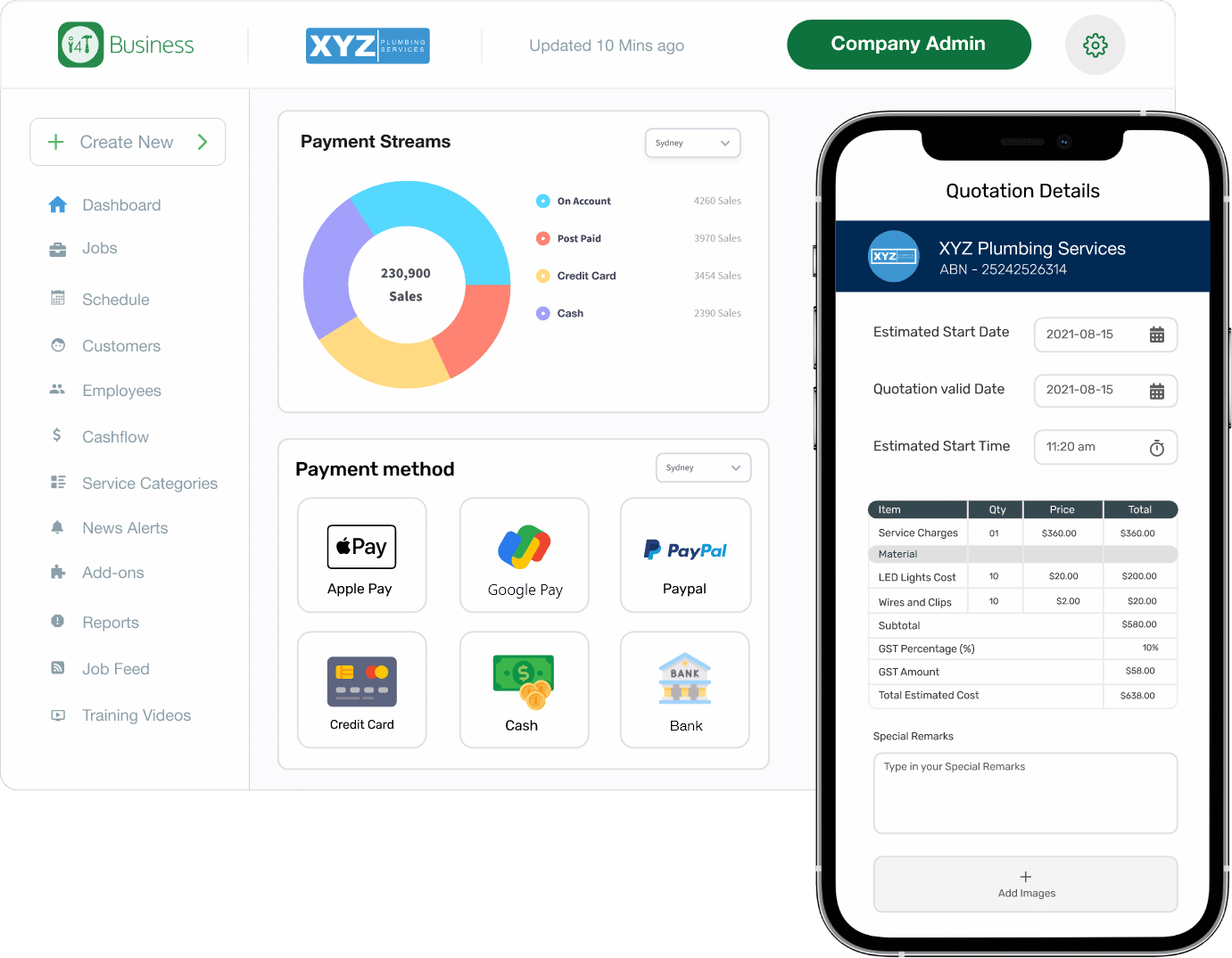 Invoicing and process payments - i4T Business - i4T Global