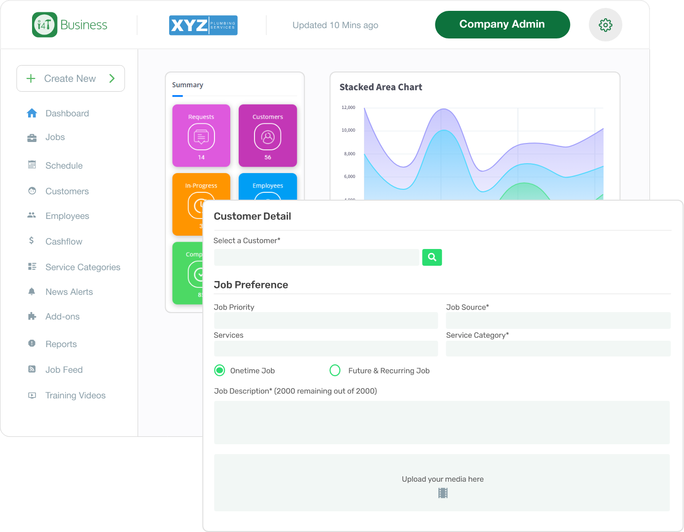 Streamline and Organise your Field Service Jobs - i4T Business - i4T Global
